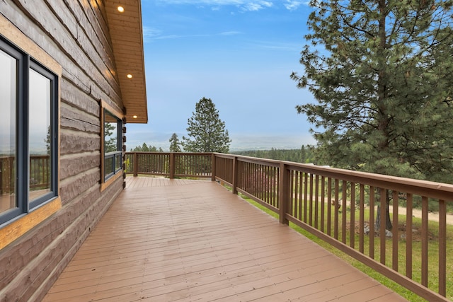 629 Alvista Loop, Hamilton, MT 59840 - view of wooden deck