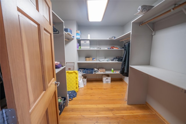 3185 Hubbart Dam Rd, Marion, MT 59925 - spacious closet featuring light wood finished floors