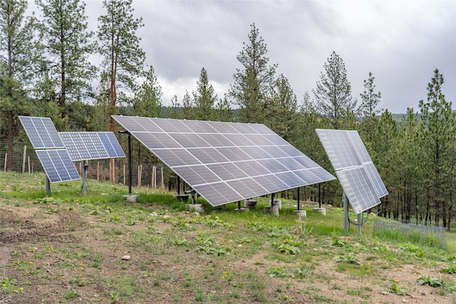 3185 Hubbart Dam Rd, Marion, MT 59925 - view of outbuilding with solar panels