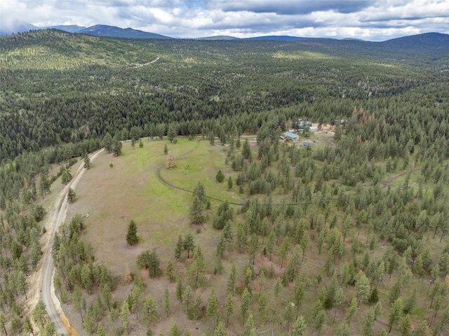 3185 Hubbart Dam Rd, Marion, MT 59925 - bird's eye view of a forest and mountains