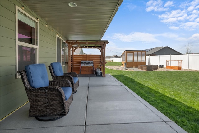 3870 Swan Rd, East Helena, MT 59635 - view of patio with an outdoor structure