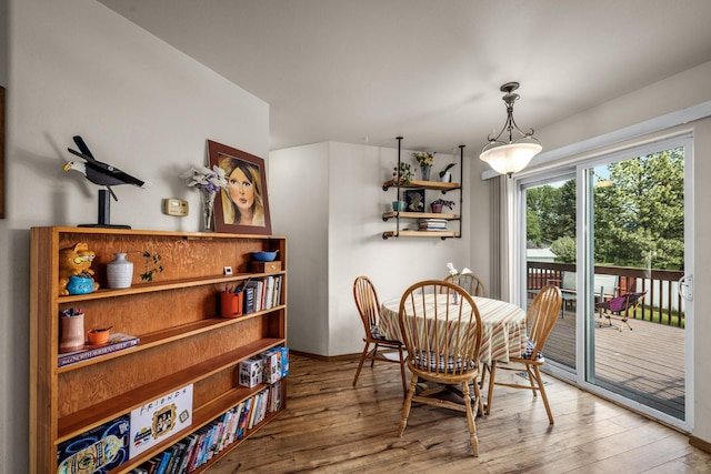 5 Darlene Rd, Columbia Falls, MT 59912 - dining room with wood finished floors and baseboards