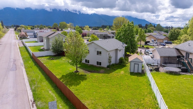 5 Darlene Rd, Columbia Falls, MT 59912 - aerial view of residential area featuring a mountain backdrop
