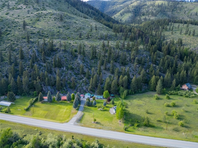11537 Mt Highway 37 N, Libby, MT 59923 - bird's eye view of mountains and a heavily wooded area