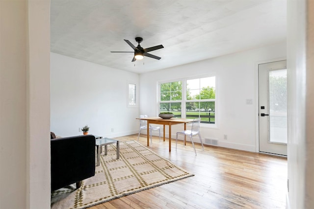 2929 Sunrise Promenade Promenade, Missoula, MT 59801 - office area with ceiling fan and wood finished floors