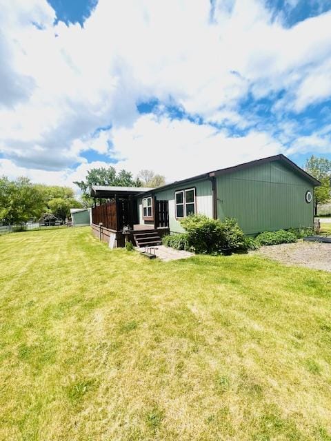 4757 Richlie, Missoula, MT 59808 - back of house with a lawn