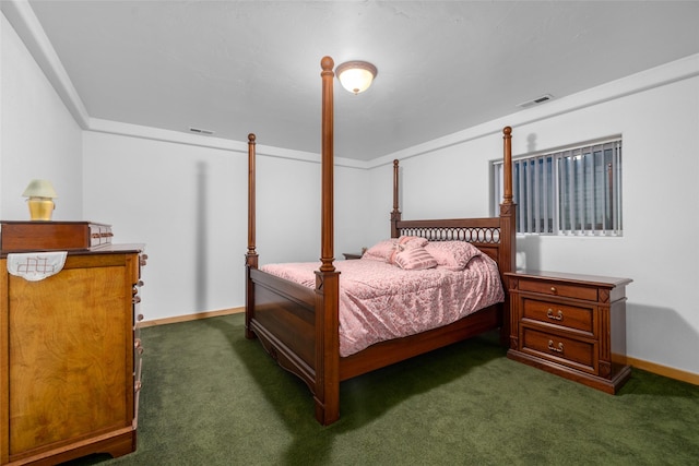 13033 Trinkus Ln, Bigfork, MT 59911 - bedroom with dark colored carpet and baseboards