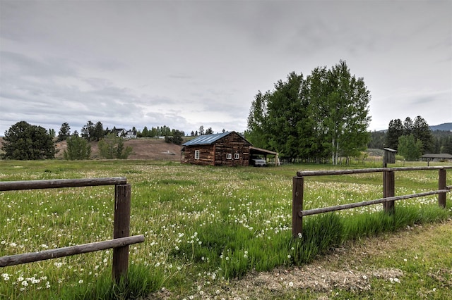 874 Coal Pit Rd, Corvallis, MT 59828 - view of yard featuring a view of countryside