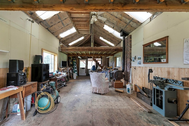 874 Coal Pit Rd, Corvallis, MT 59828 - misc room featuring high vaulted ceiling