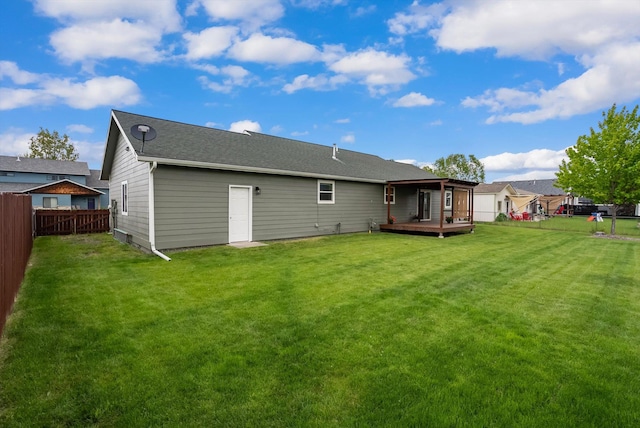 28 Bethany St, Columbia Falls, MT 59912 - rear view of property featuring a deck