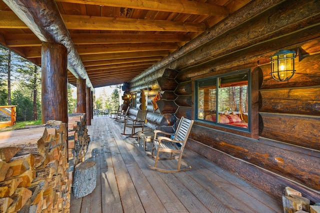 131 Mccaffery Lookout Trl, Bigfork, MT 59911 - view of deck