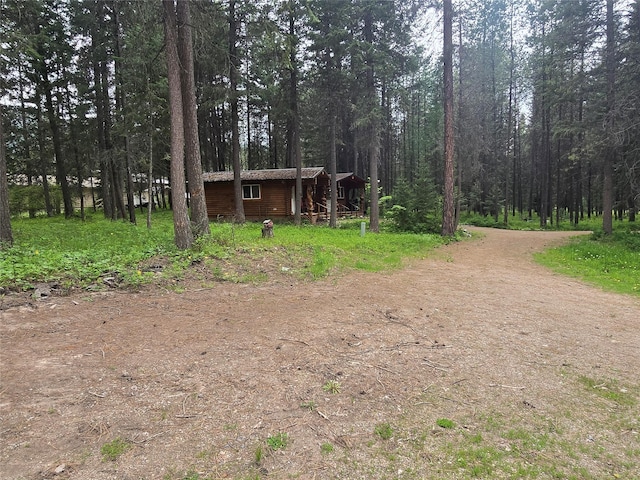 204 Cougar Meadow Dr, Saint Regis, MT 59866 - view of front facade featuring a view of trees