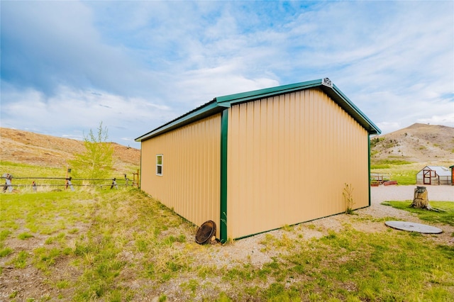 34 Outlaw Trl, Anaconda, MT 59711 - view of outbuilding with a mountain view