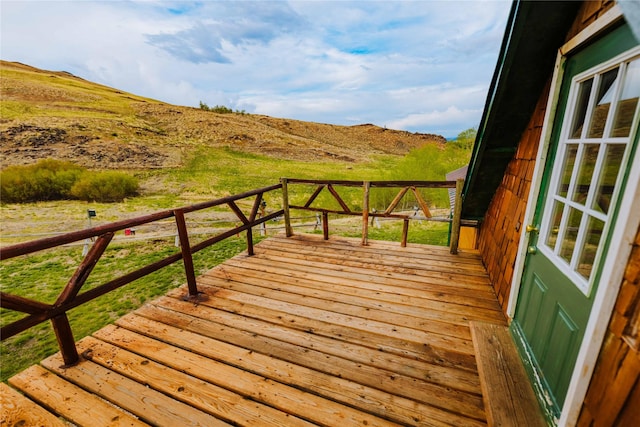 34 Outlaw Trl, Anaconda, MT 59711 - deck with a mountain view