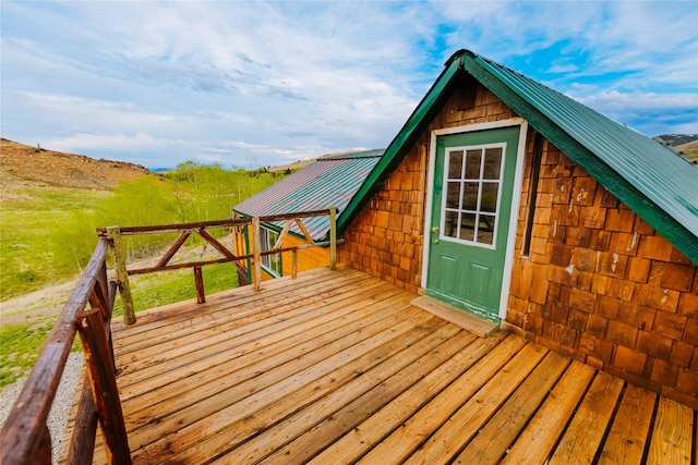 34 Outlaw Trl, Anaconda, MT 59711 - view of wooden deck