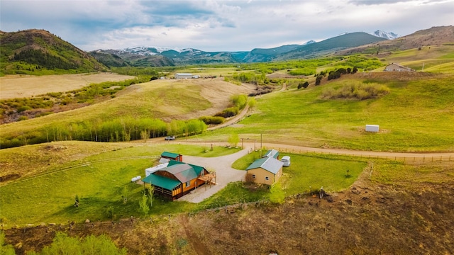 34 Outlaw Trl, Anaconda, MT 59711 - overview of rural landscape with a mountainous background and agricultural land