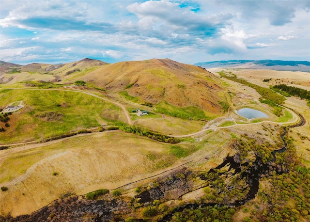 34 Outlaw Trl, Anaconda, MT 59711 - aerial view of property's location featuring a mountainous background