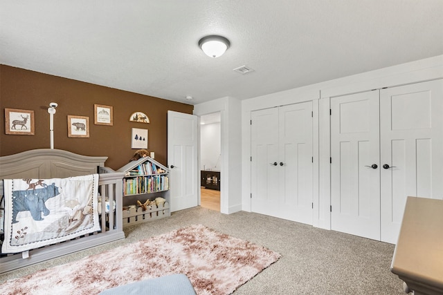 11515 Ninebark Way, Missoula, MT 59802 - carpeted bedroom with multiple closets and a textured ceiling
