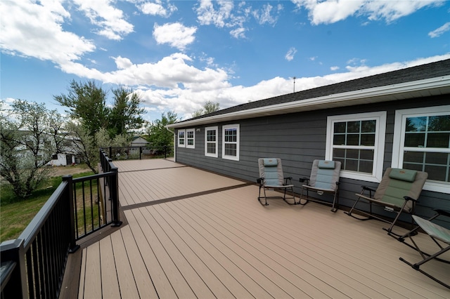 1610 Maple Dr, Fort Benton, MT 59442 - view of deck