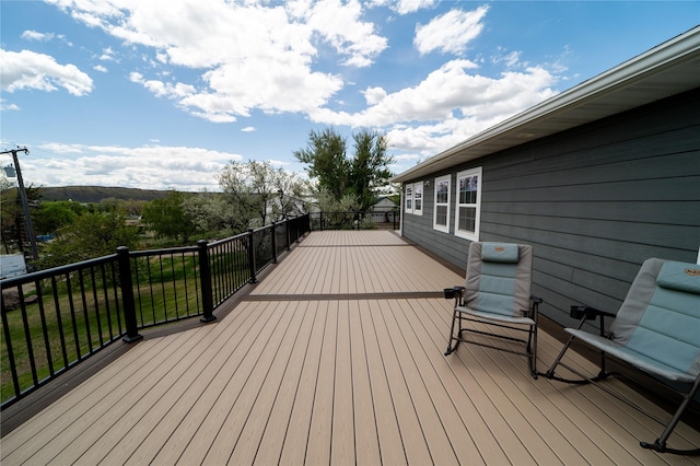 1610 Maple Dr, Fort Benton, MT 59442 - view of wooden terrace