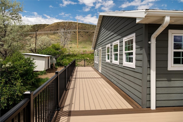 1610 Maple Dr, Fort Benton, MT 59442 - view of wooden terrace