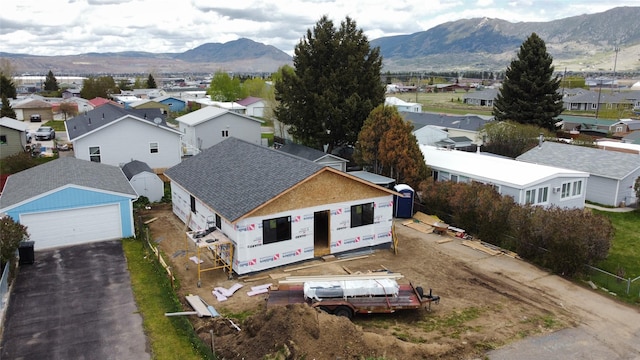 1483 Easy St, Butte, MT 59701 - aerial view of residential area featuring a mountainous background