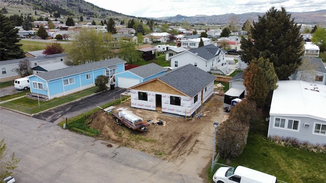 1483 Easy St, Butte, MT 59701 - aerial perspective of suburban area with a mountain backdrop