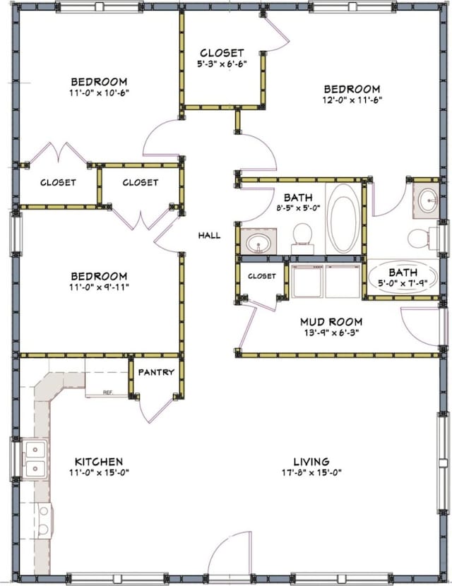 1483 Easy St, Butte, MT 59701 - room layout