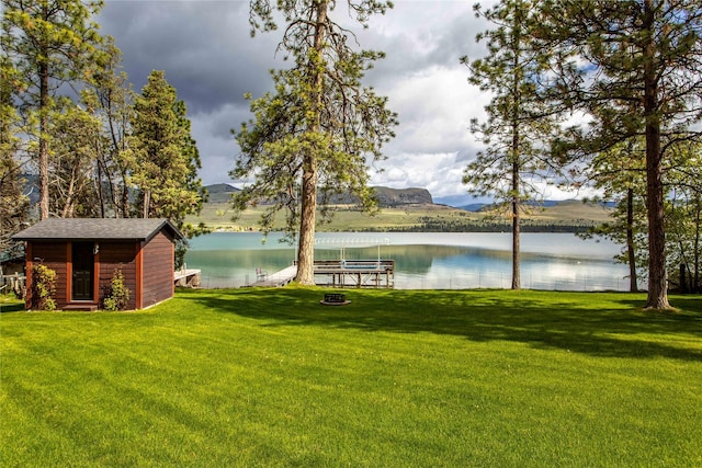46274 Meadowlark Ln, Big Arm, MT 59910 - water view