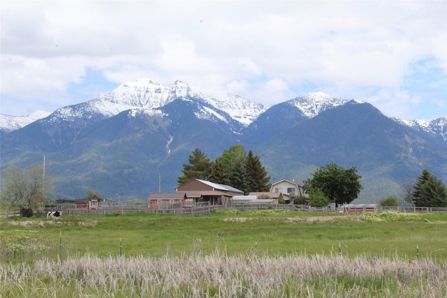 34575 Gunlock Rd, Charlo, MT 59824 - mountain view featuring rural landscape