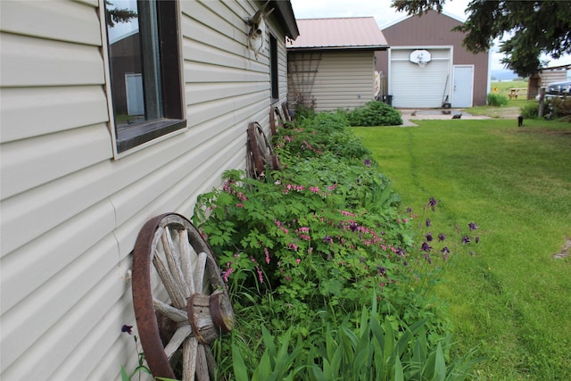 34575 Gunlock Rd, Charlo, MT 59824 - view of grassy yard with an outdoor structure