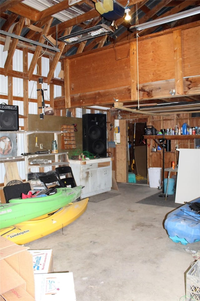 34575 Gunlock Rd, Charlo, MT 59824 - garage with a garage door opener