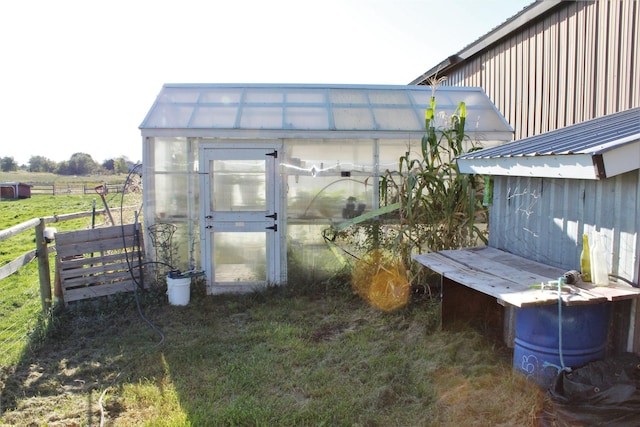 34575 Gunlock Rd, Charlo, MT 59824 - view of yard featuring an exterior structure, an outdoor structure, and a rural view