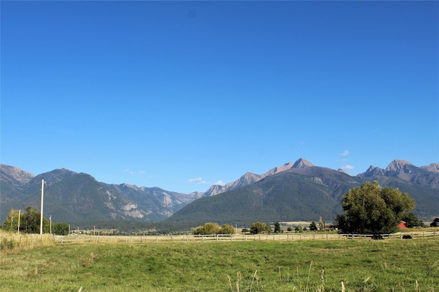 34575 Gunlock Rd, Charlo, MT 59824 - mountain view featuring rural landscape