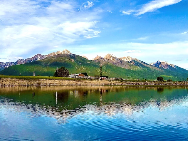 34575 Gunlock Rd, Charlo, MT 59824 - water view with a mountain backdrop
