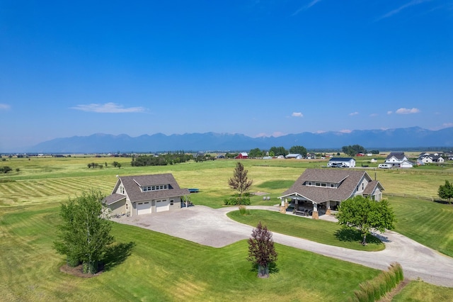 1221 Majestic View Ln, Kalispell, MT 59901 - aerial view of sparsely populated area with a mountain backdrop