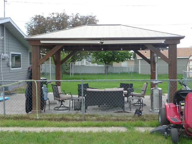 3115 8th Ave N, Great Falls, MT 59401 - view of patio featuring a gazebo