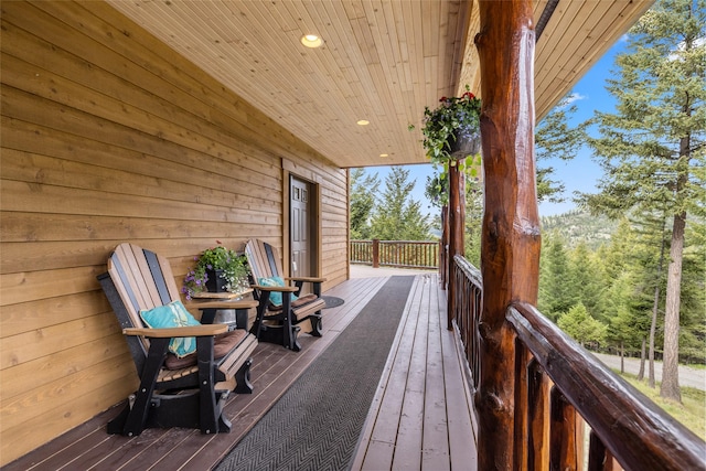 217 Forest Ridge Trl, Kila, MT 59920 - view of deck