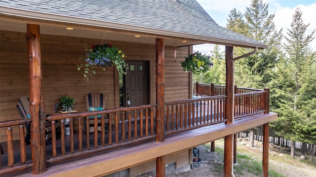 217 Forest Ridge Trl, Kila, MT 59920 - view of deck