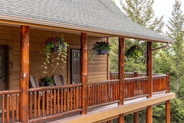 217 Forest Ridge Trl, Kila, MT 59920 - view of wooden deck