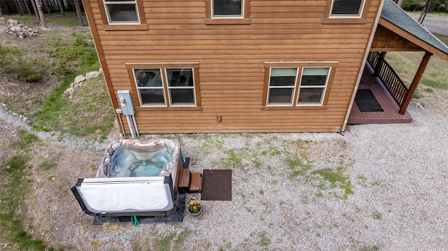217 Forest Ridge Trl, Kila, MT 59920 - view of property exterior featuring a wooden deck