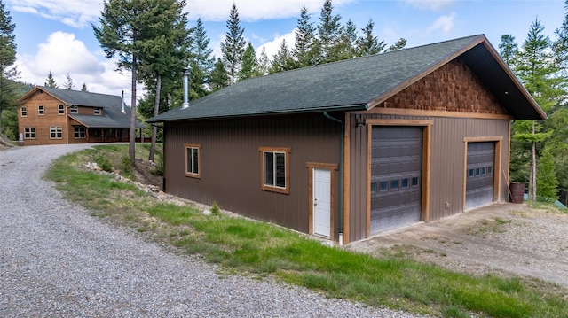 217 Forest Ridge Trl, Kila, MT 59920 - view of detached garage