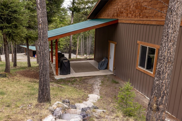 217 Forest Ridge Trl, Kila, MT 59920 - view of side of home featuring a patio