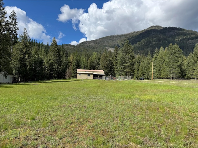 2 Cedar Grove Ln, Noxon, MT 59853 - view of mountain background with a forest and rural landscape