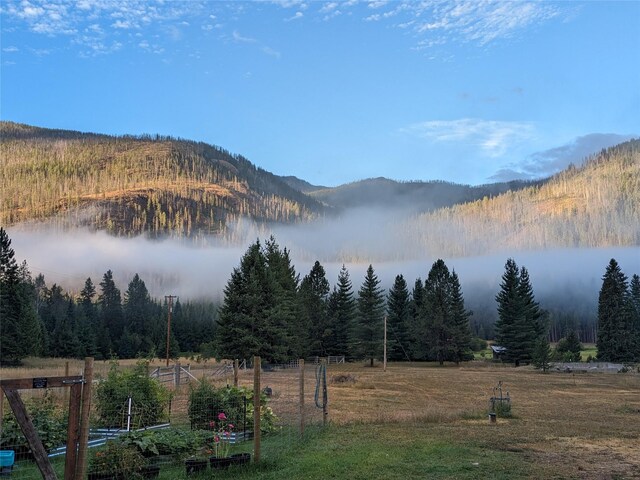 2 Cedar Grove Ln, Noxon, MT 59853 - bedroom featuring wood finished floors and lofted ceiling
