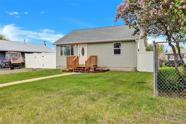 1721 13th Ave S, Great Falls, MT 59405 - rear view of property with a gate