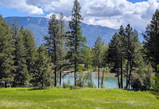 550 Talbot Rd, Columbia Falls, MT 59912 - mountain view featuring a nearby body of water