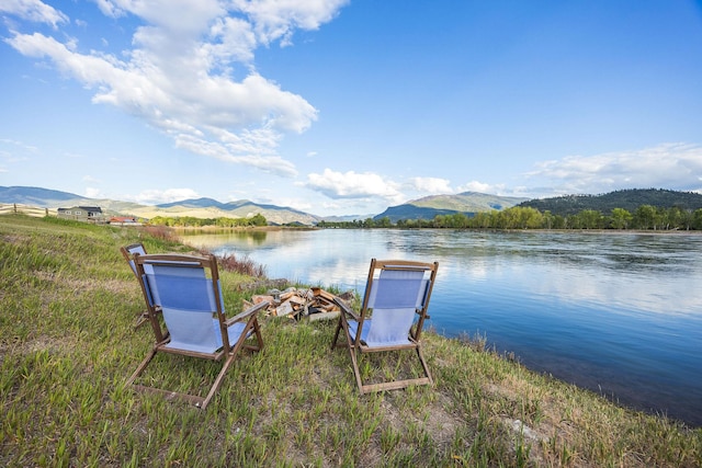 17 River Runs Ct, Plains, MT 59859 - dock area with a water and mountain view