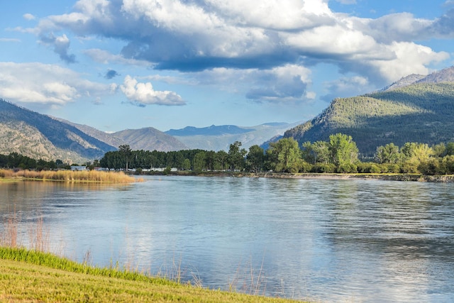17 River Runs Ct, Plains, MT 59859 - water view featuring mountains