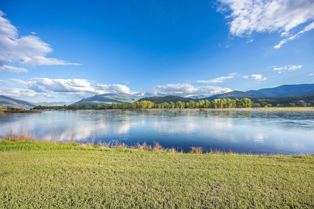 17 River Runs Ct, Plains, MT 59859 - water view featuring mountains